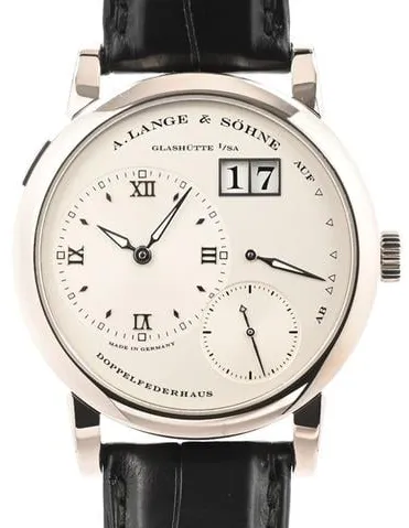 A. Lange & Söhne Lange 1 101.039 38mm White gold Silver