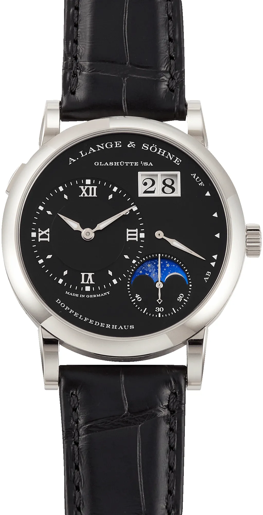 A. Lange & Söhne Lange 1 192.029 38mm White gold Black 1