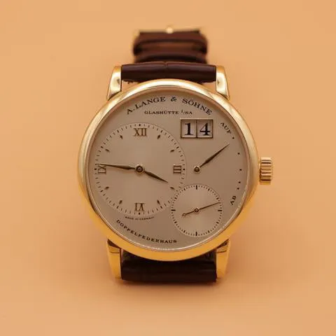 A. Lange & Söhne Little Lange 1 111.021 36mm Yellow gold Silver 1