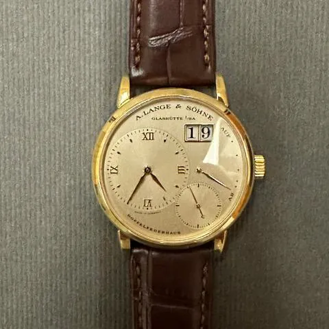 A. Lange & Söhne Little Lange 1 111.021 36mm Yellow gold Silver 9