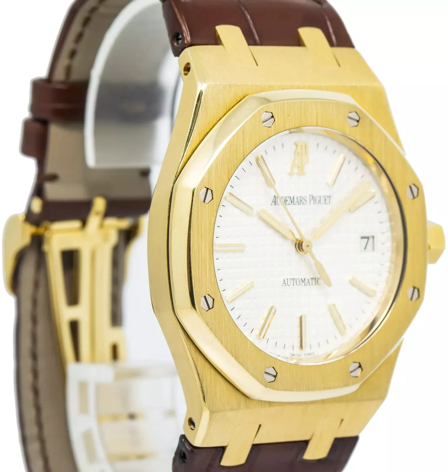 Audemars Piguet Royal Oak 15300BA.OO.D088CR.01 39mm Yellow gold Silver 2