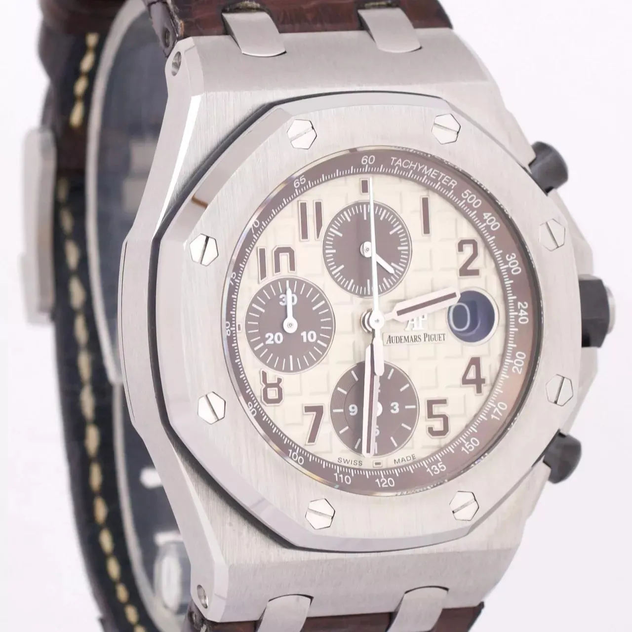 Audemars Piguet Royal Oak Offshore 26470ST.OO.A801CR.01 42mm Stainless steel Beige 2