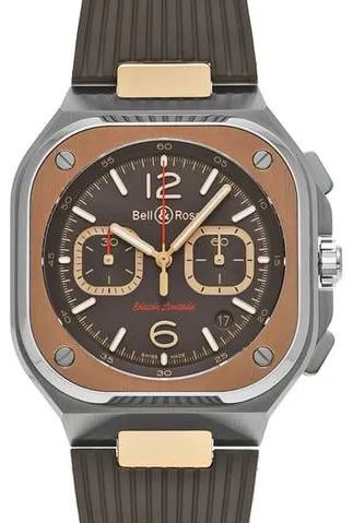 Bell & Ross Urban BR05C-LDA/SRB 42mm Stainless steel Brown