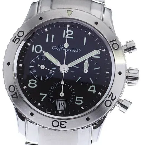 Breguet Type XX - XXI - XXII 3820 39mm Stainless steel Black