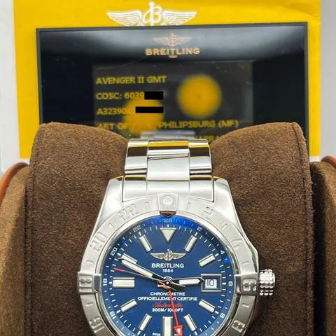 Breitling Avenger A32390 43mm Stainless steel Blue