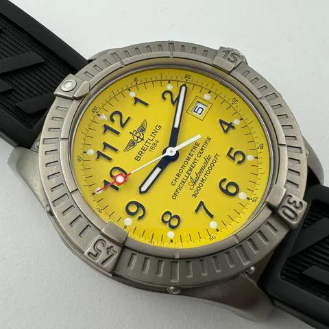 Breitling Avenger E17370 44mm Titanium Yellow