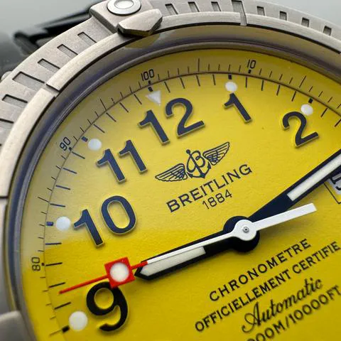 Breitling Avenger E17370 44mm Titanium Yellow 5