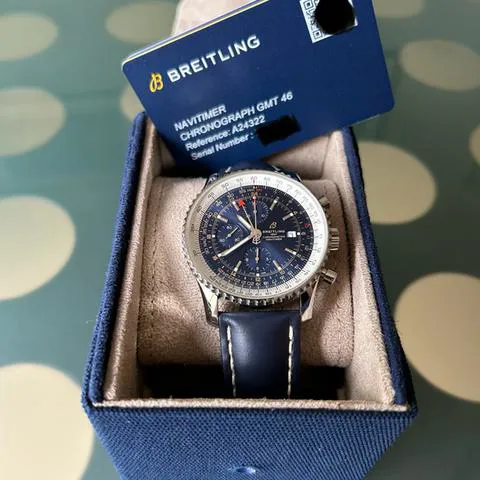 Breitling Navitimer A24322 46mm Stainless steel Blue 2