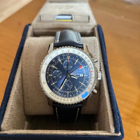 Breitling Navitimer A24322 46mm Stainless steel Blue 3