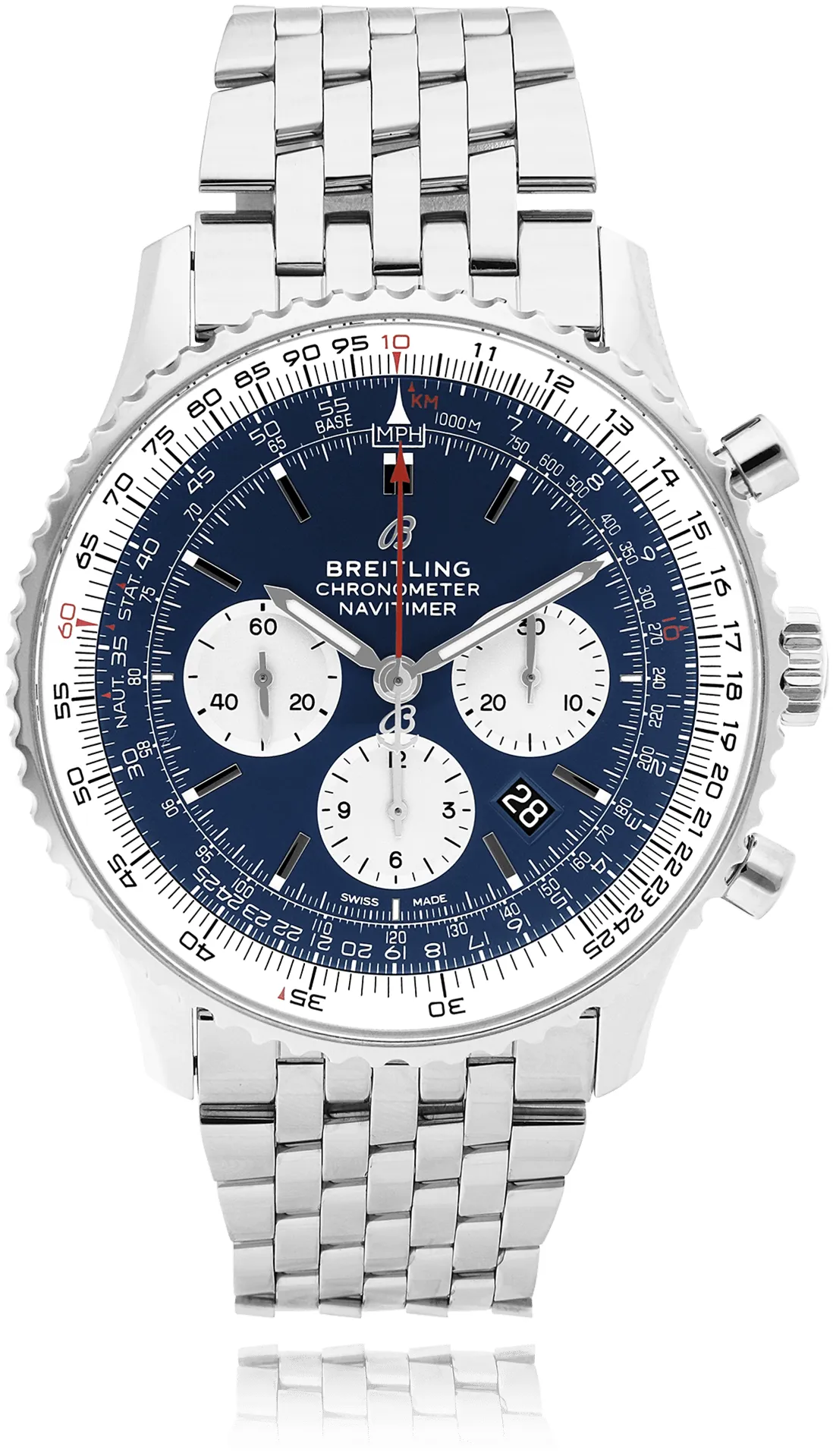 Breitling Navitimer AB0127 46mm Stainless steel Blue