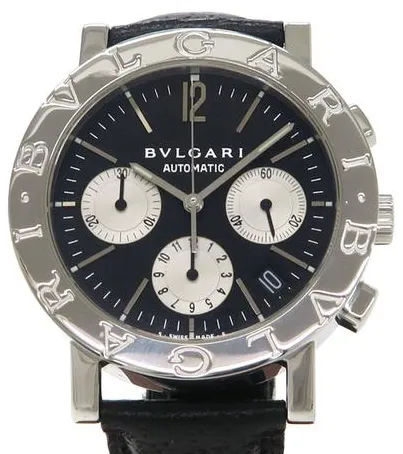 Bulgari Bulgari BB38SLCH 38mm Stainless steel Black