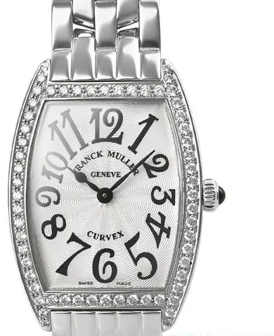 Franck Muller Cintree Curvex 1752 QZ DP 25mm Stainless steel Silver