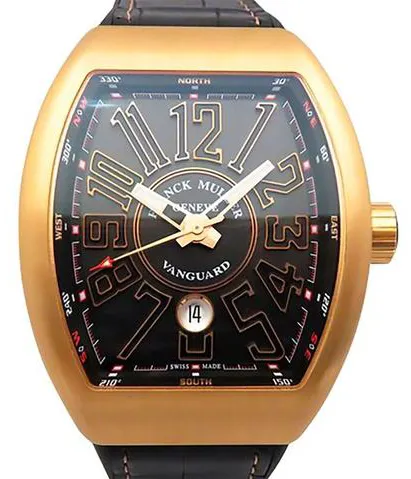 Franck Muller Vanguard V 45 SC DT 5N NR 53.5mm Rose gold Black