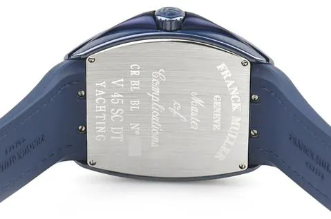 Franck Muller Vanguard V 45 SC DT 53.5mm Ceramic Blue 5