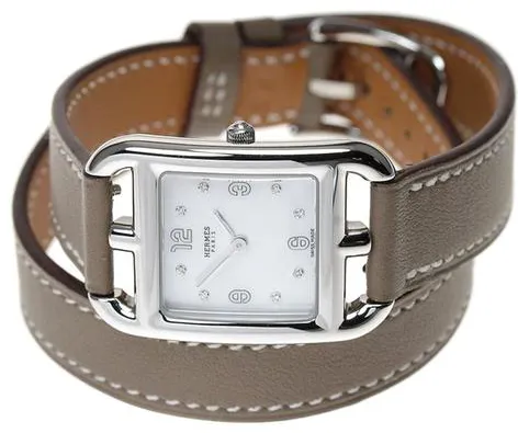 Hermès Cape Cod CC1.210 23mm Stainless steel White 2