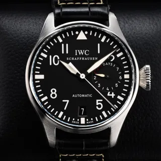 IWC Big Pilot IW500401 Stainless steel Black