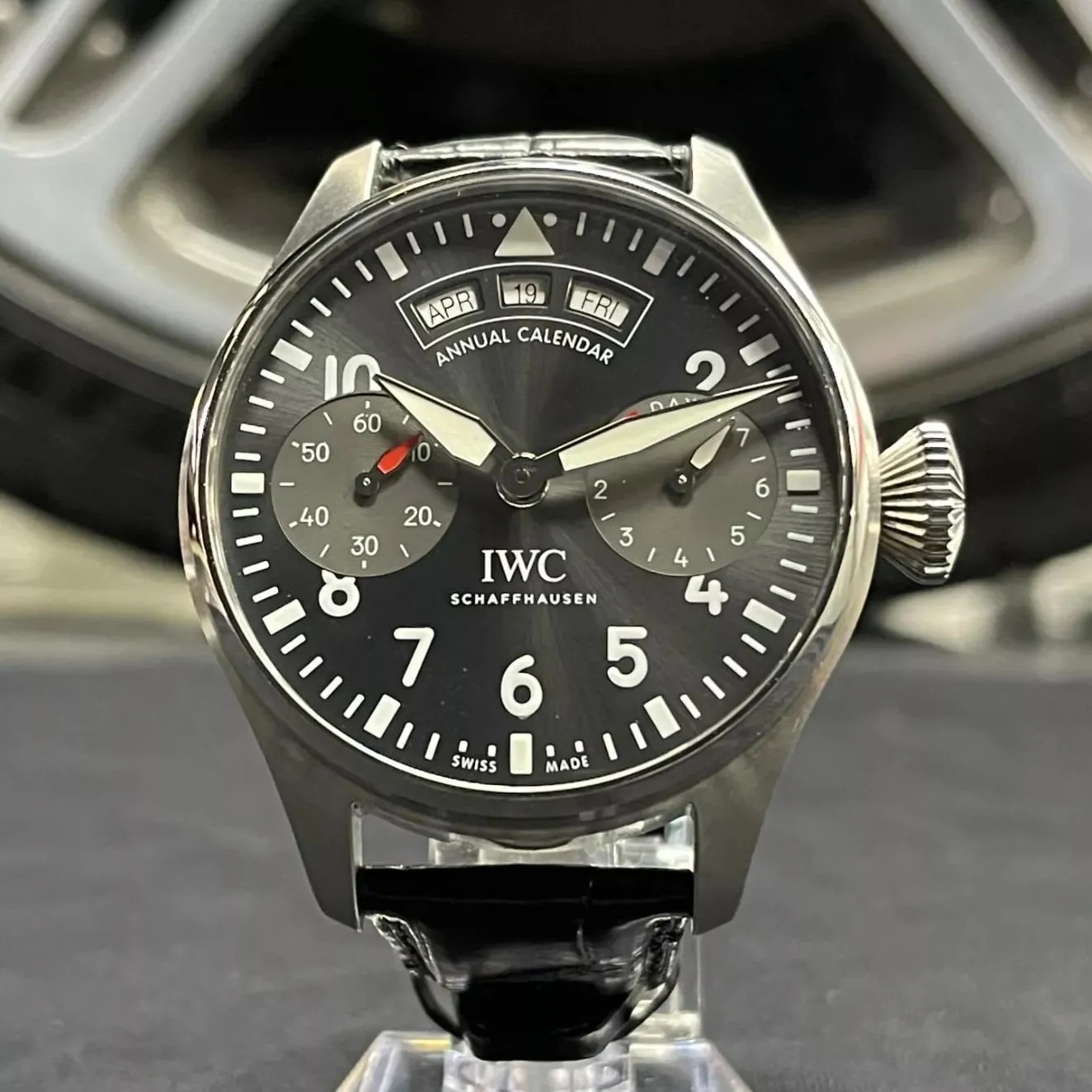 IWC Big Pilot IW502702 46.2mm Stainless steel Gray