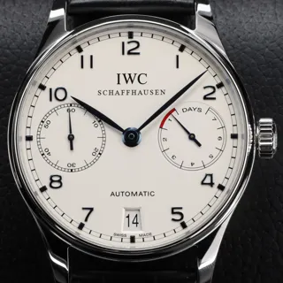 IWC Portugieser IW500107 Stainless steel Silver