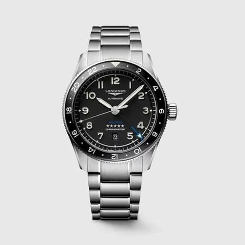 Longines Spirit L3.812.4.53.6 42mm Stainless steel Black