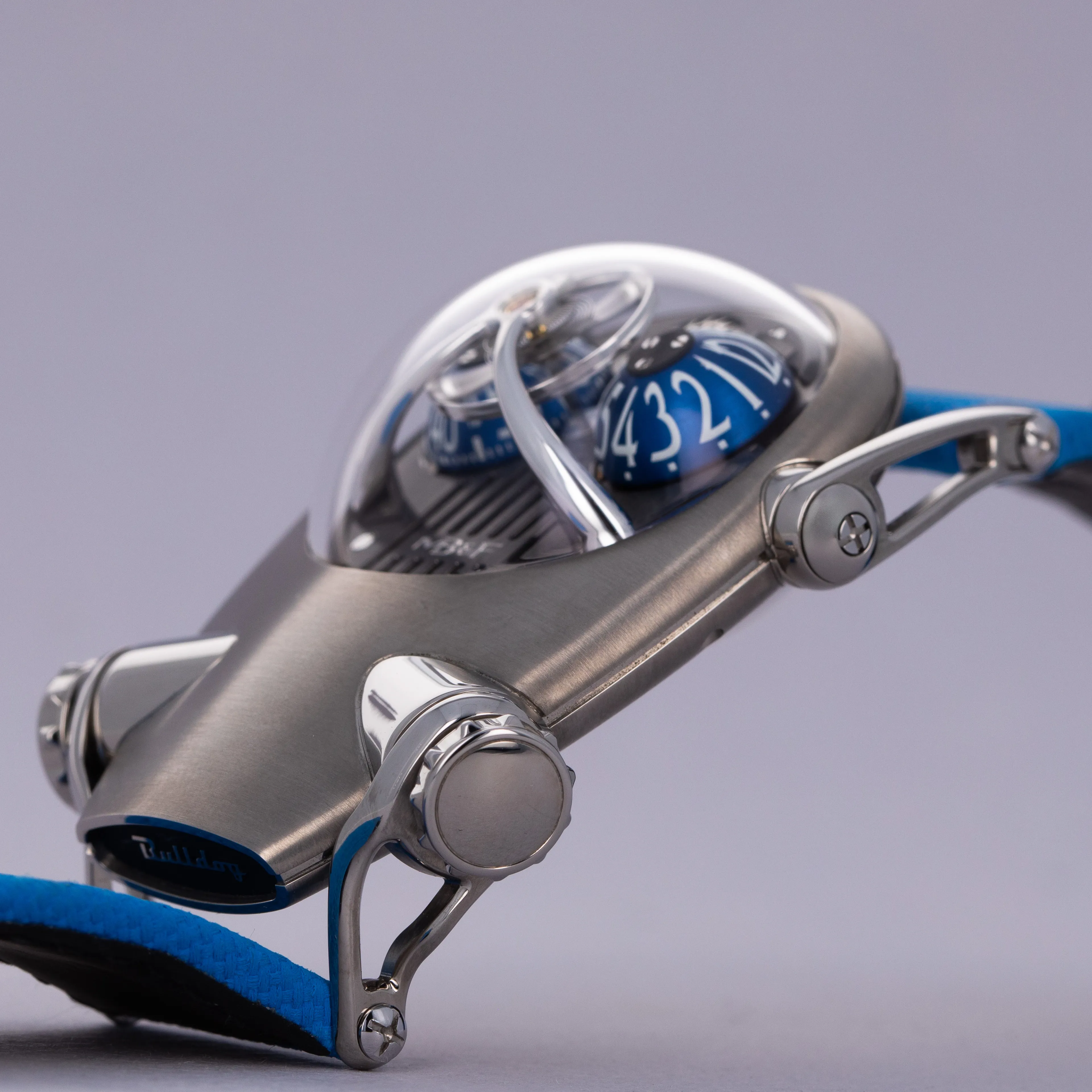 MB&F HM10 100.TL.BL 54mm Titanium Blue 9