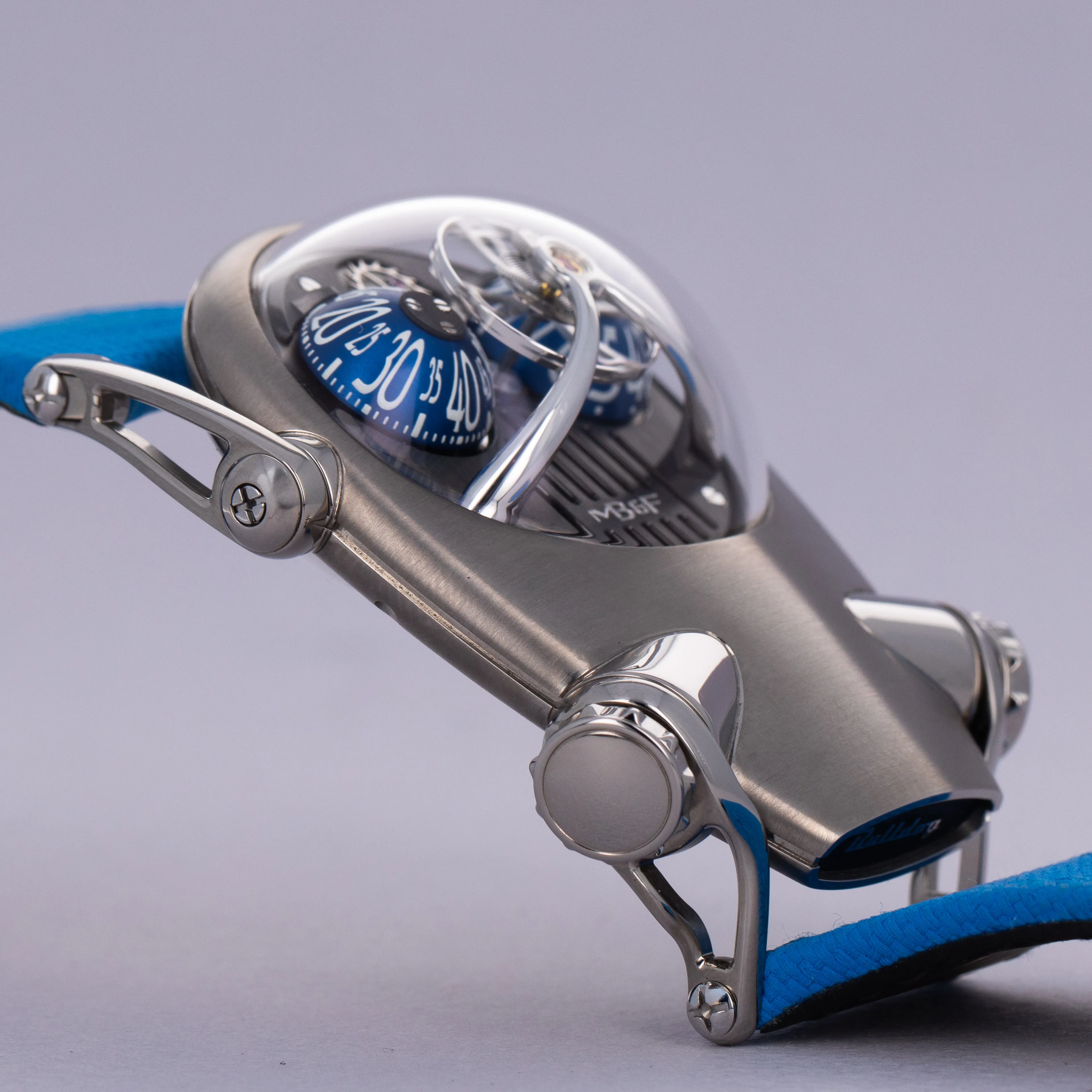 MB&F HM10 100.TL.BL 54mm Titanium Blue 10