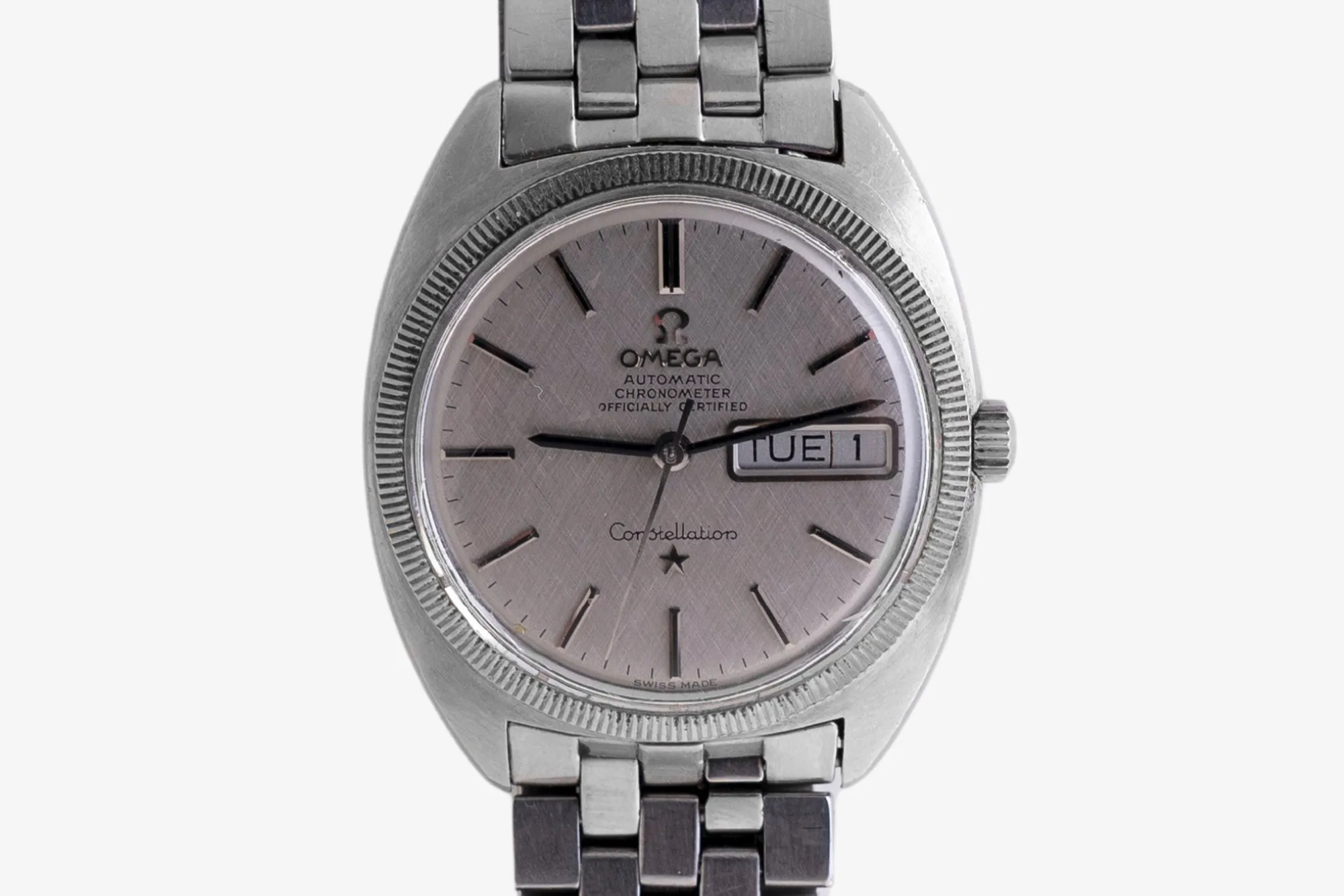 Omega Constellation 35mm Stainless steel Linen