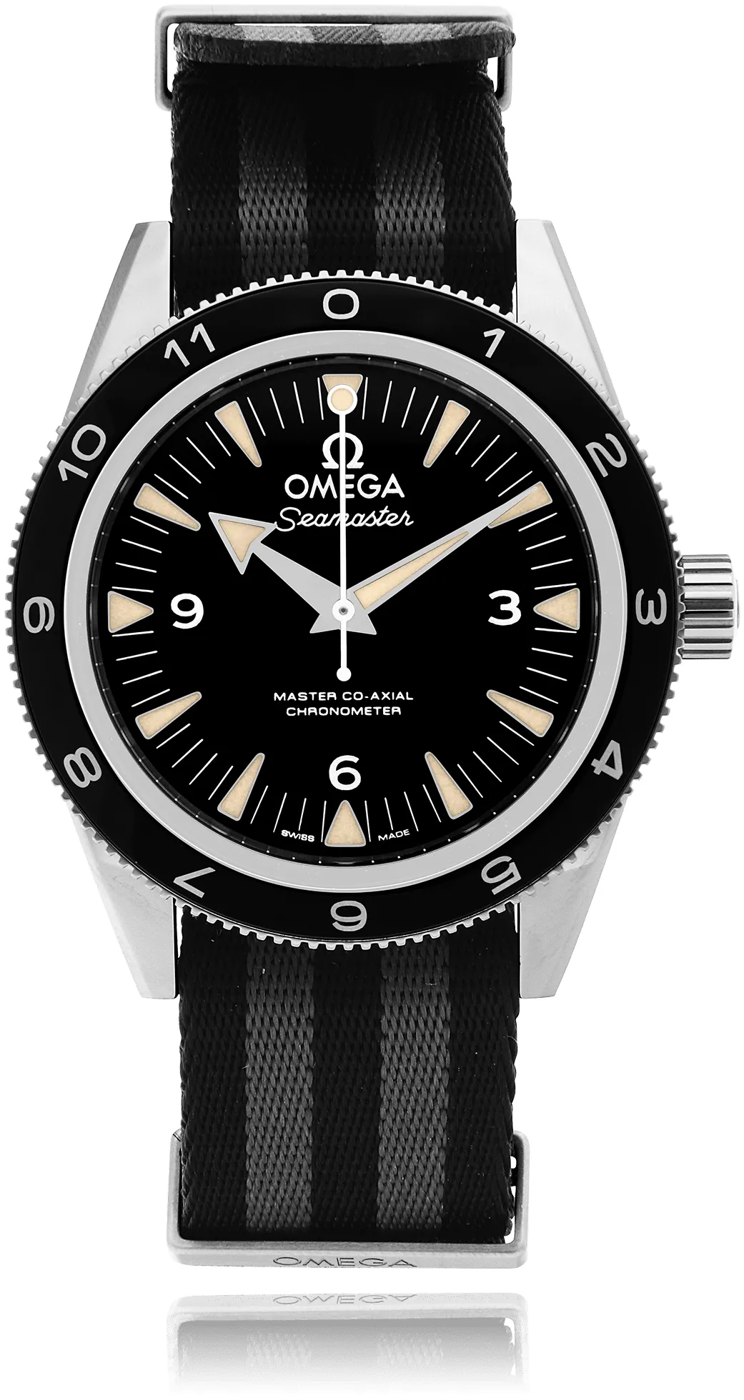 Omega Seamaster 300 233.32.41.21.01.001 41mm Stainless steel Black