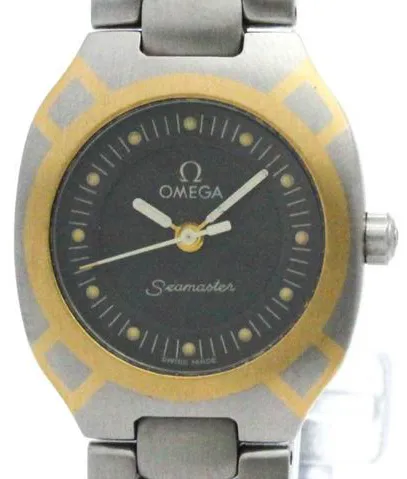 Omega Seamaster 796.1022 21mm Yellow gold and Stainless steel Gray