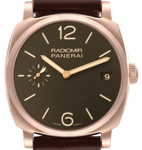 Panerai Radiomir 1940 PAM 00515 47mm Rose gold Brown