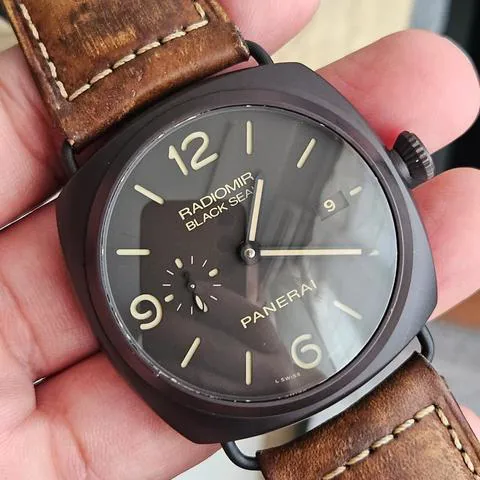 Panerai Radiomir Black Seal 3 Days Aut PAM 00505 45mm Ceramic Brown