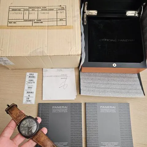 Panerai Radiomir Black Seal 3 Days Aut PAM 00505 45mm Ceramic Brown 1