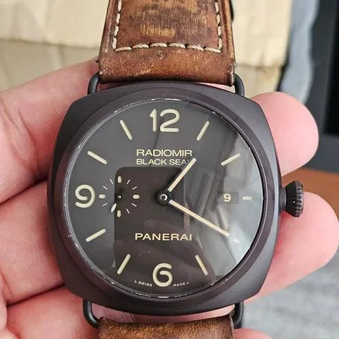 Panerai Radiomir Black Seal 3 Days Aut PAM 00505 45mm Ceramic Brown 2