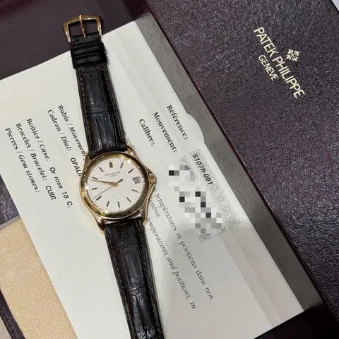 Patek Philippe Calatrava 5107R 37mm Rose gold White 2