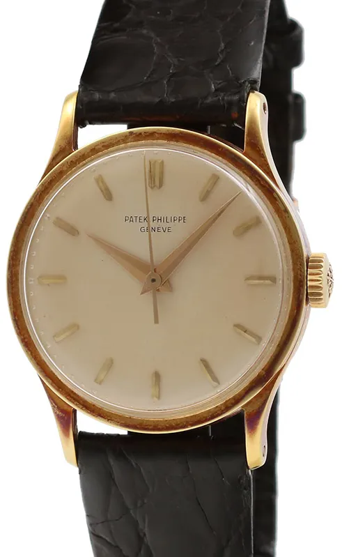 Patek Philippe Calatrava 570 35mm Yellow gold and 18k yellow gold Silver