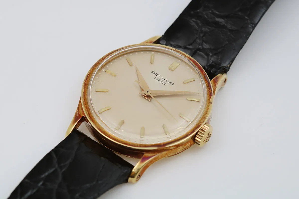 Patek Philippe Calatrava 570 35mm Yellow gold and 18k yellow gold Silver 7