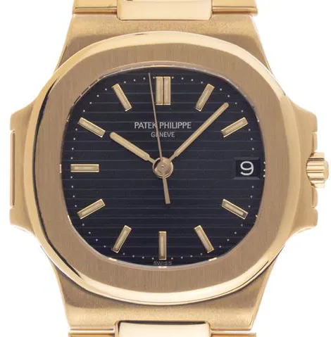 Patek Philippe Nautilus 3800/001 37mm Yellow gold Black