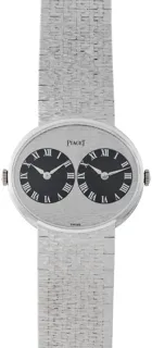 Piaget Twin Time Dress Watch 40991259/AS08265 White gold Black