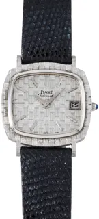 Piaget White Gold Basketweave Dress Watch 40991338/AS08501 White gold Silver