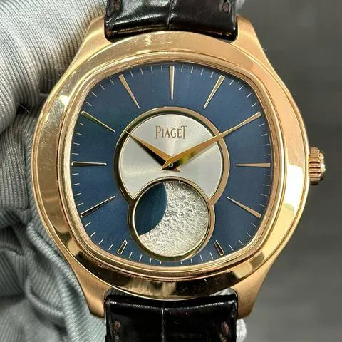 Piaget Emperador G0A34022 46.5mm Rose gold and 18k rose gold Blue