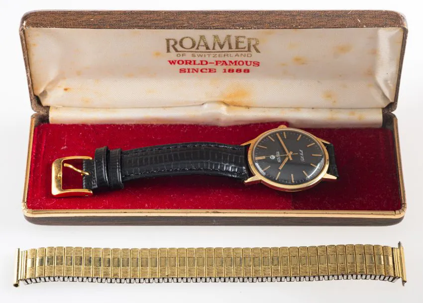 Roamer Pall Mall 14k yellow gold Black 1