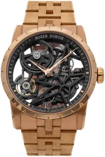 Roger Dubuis Excalibur DBEX0788 Rose gold Skeletonized