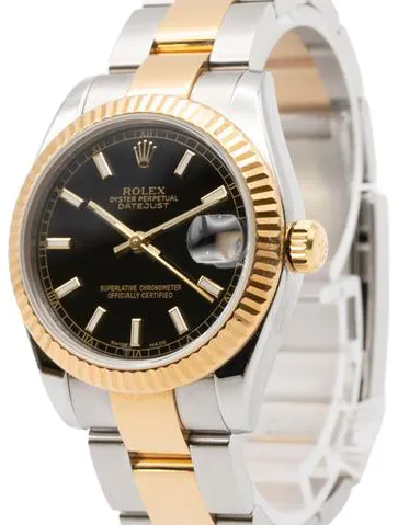 Rolex Datejust 31 178273 31mm Yellow gold and Stainless steel Black 1