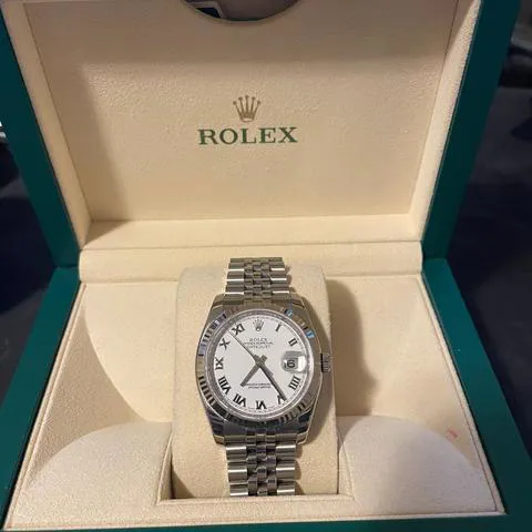 Rolex Datejust 36 116234 36mm Stainless steel White