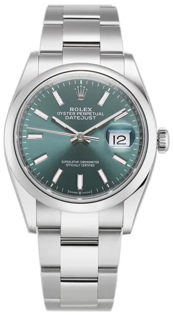 Rolex Datejust 36 126200-0024 36mm Oystersteel Green