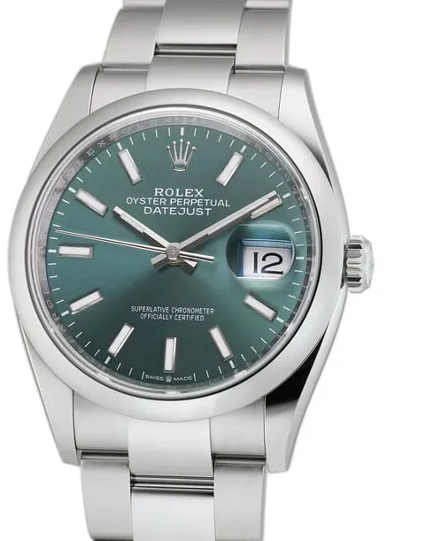 Rolex Datejust 36 126200-0024 36mm Oystersteel Green 1