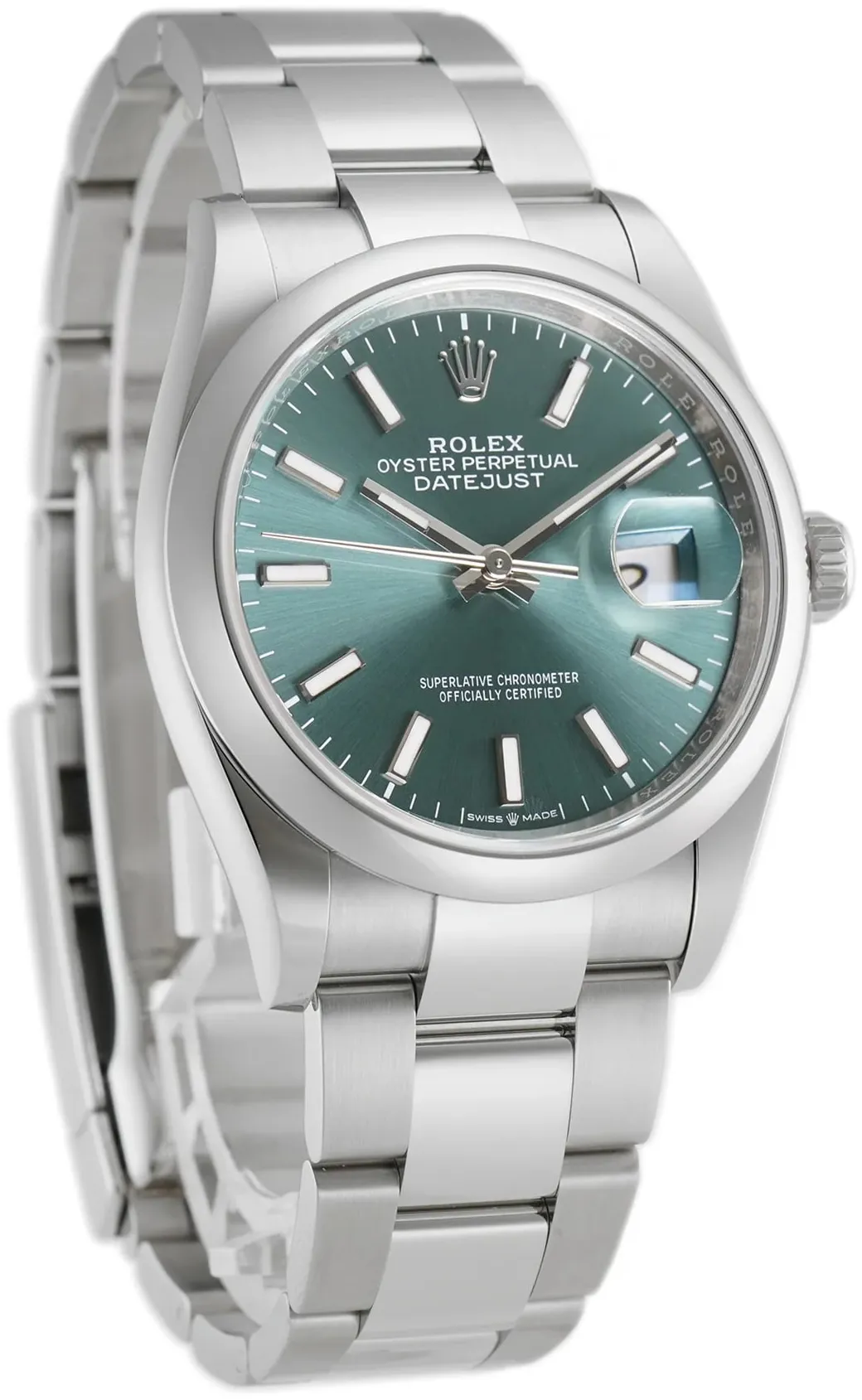 Rolex Datejust 36 126200-0024 36mm Oystersteel Green 2