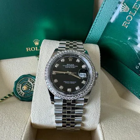 Rolex Datejust 36 126284RBR Yellow gold and Stainless steel Black