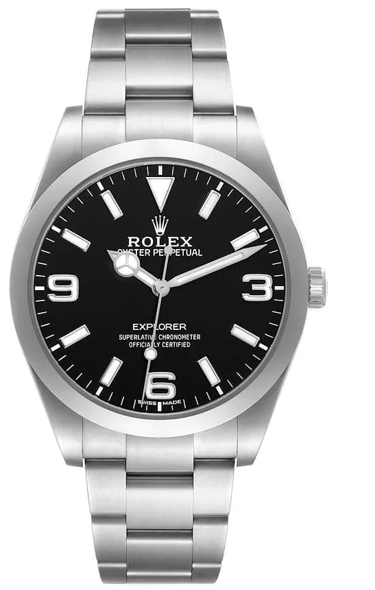 Rolex Explorer 214270-0001 39mm Stainless steel Black