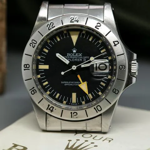 Rolex Explorer II 1655 40mm Stainless steel Black