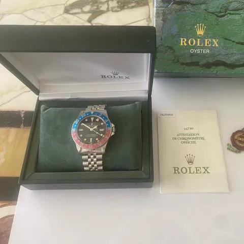 Rolex GMT-Master 16750 40mm Stainless steel Black